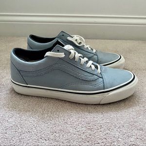 vans vault baby blue leather